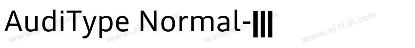AudiType Normal字体转换 AudiType Normal字体转换